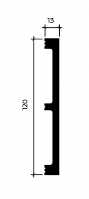 молдинг U.6.51.420 в интерьере