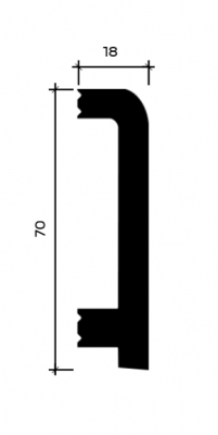 плинтус 6.53.123 в интерьере