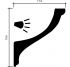 карниз 1.50.222 гибкий в интерьере