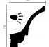 карниз 1.50.221 гибкий в интерьере