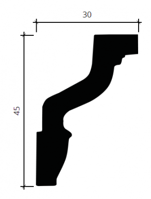 карниз 1.50.171 гибкий в интерьере