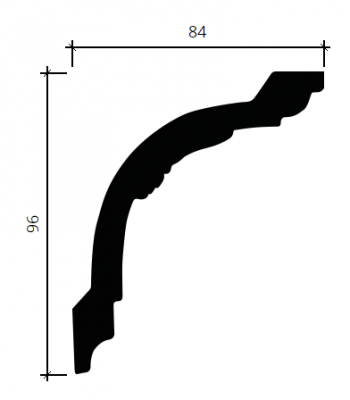 карниз 1.50.183 гибкий в интерьере