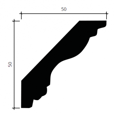карниз 1.50.194 гибкий в интерьере