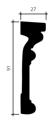 молдинг 1.51.347 в интерьере