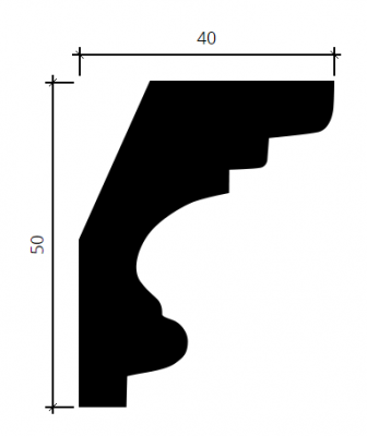 карниз 1.50.122 гибкий в интерьере
