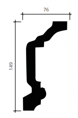 карниз 1.50.146 гибкий в интерьере